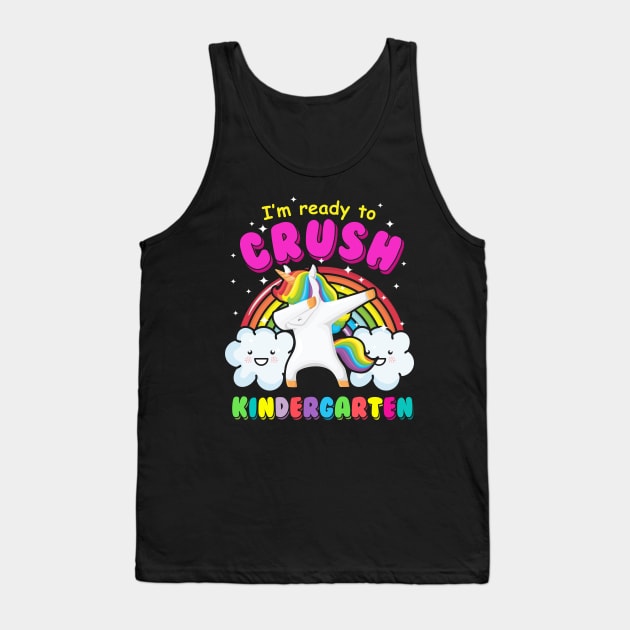 I'm ready to crush kindergarten dabbing Unicorn 2 Tank Top by opippi